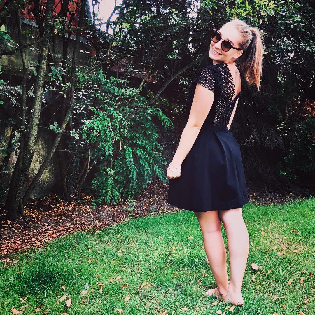 guipure lace skater dress de IKKS sur ma.freedom_ sur SCANDALOOK