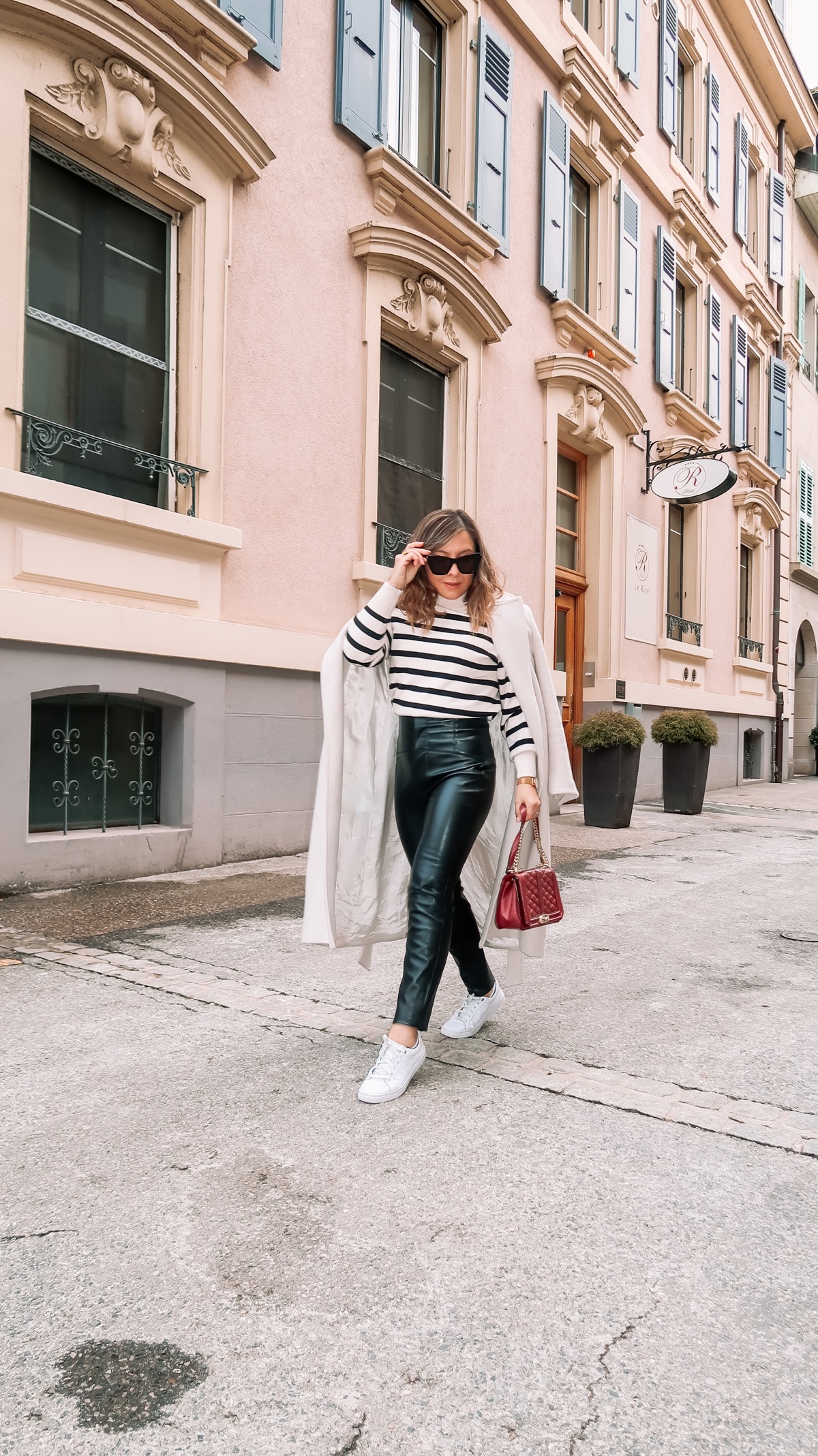 pull manches longues a rayures  de morgan de toi  sur la vie en chic