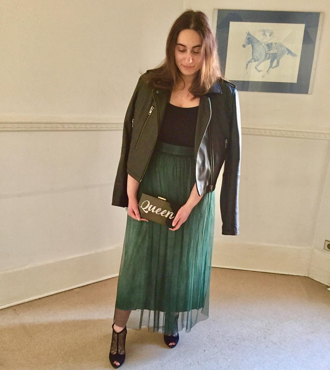 khaki tulle skirt de Les Bourgeoises sur constancehbilliet sur SCANDALOOK