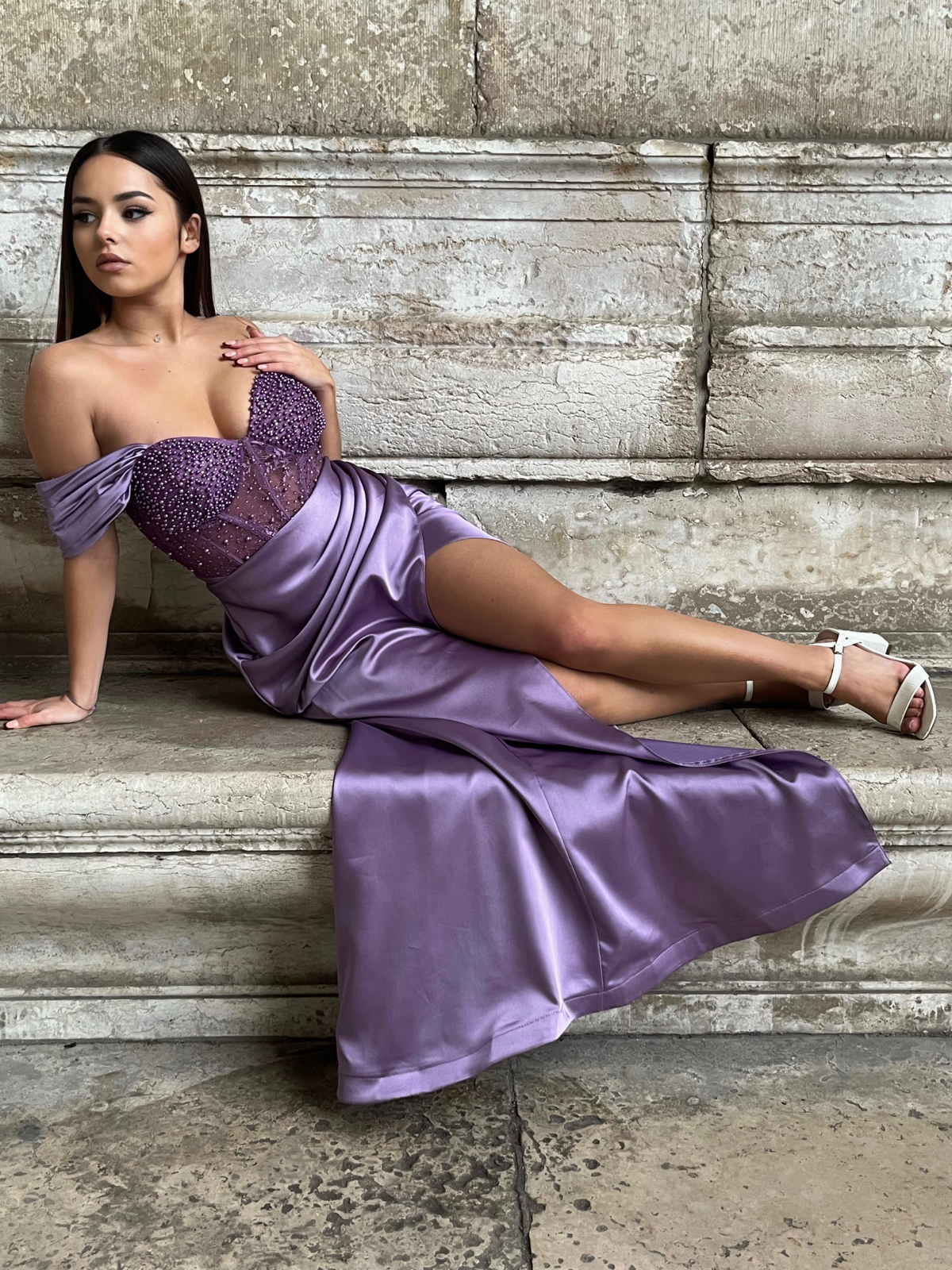 padded heel sandals de bershka sur haycette_