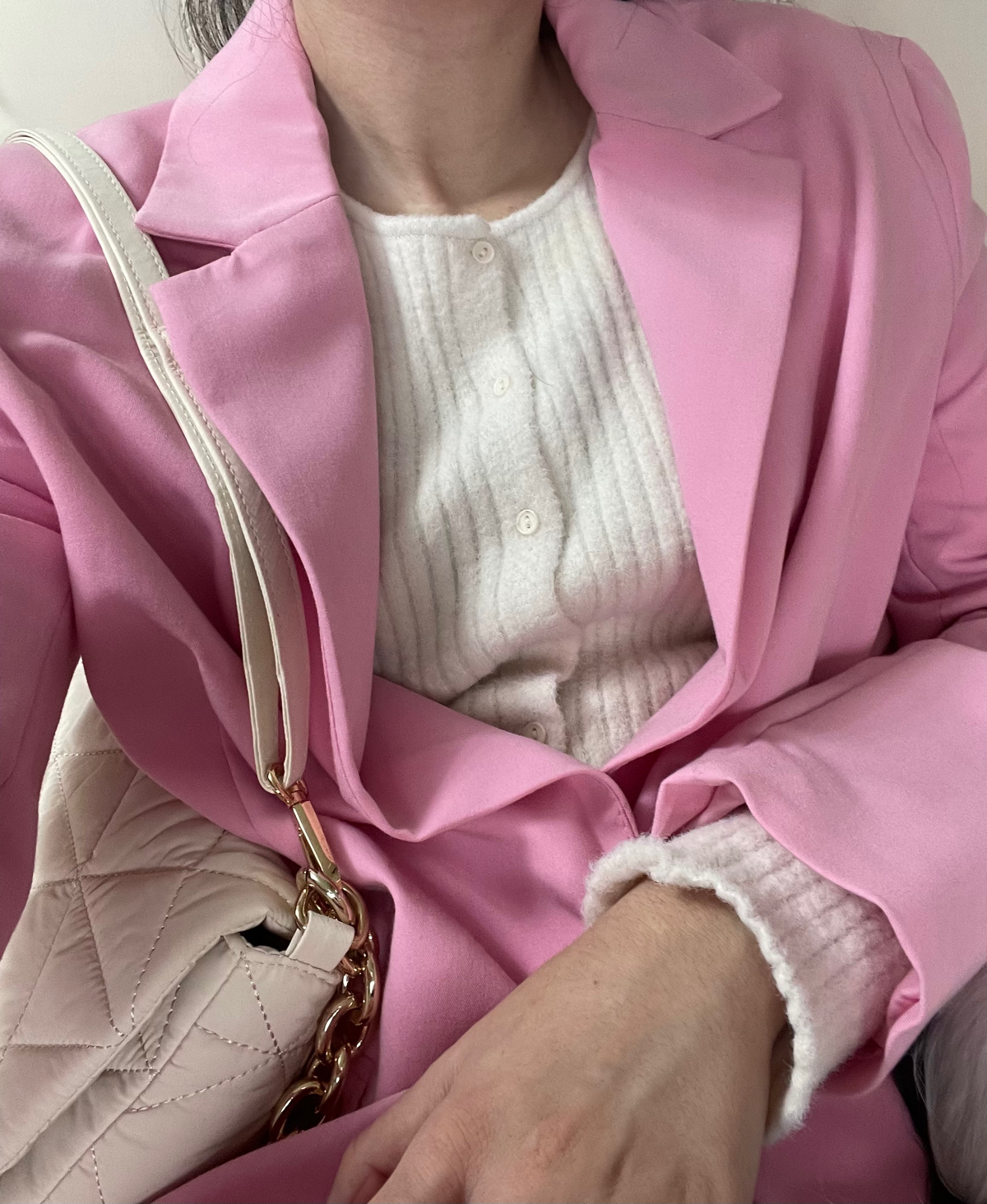 blazer coupe féminine de Bershka sur irenerguezandres