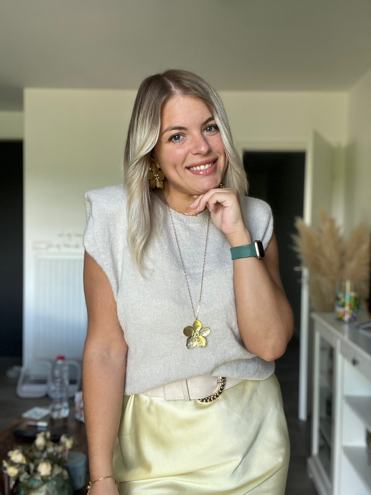 pull sans manches malou  beige de HANGAR 86 sur Oceefitandfood
