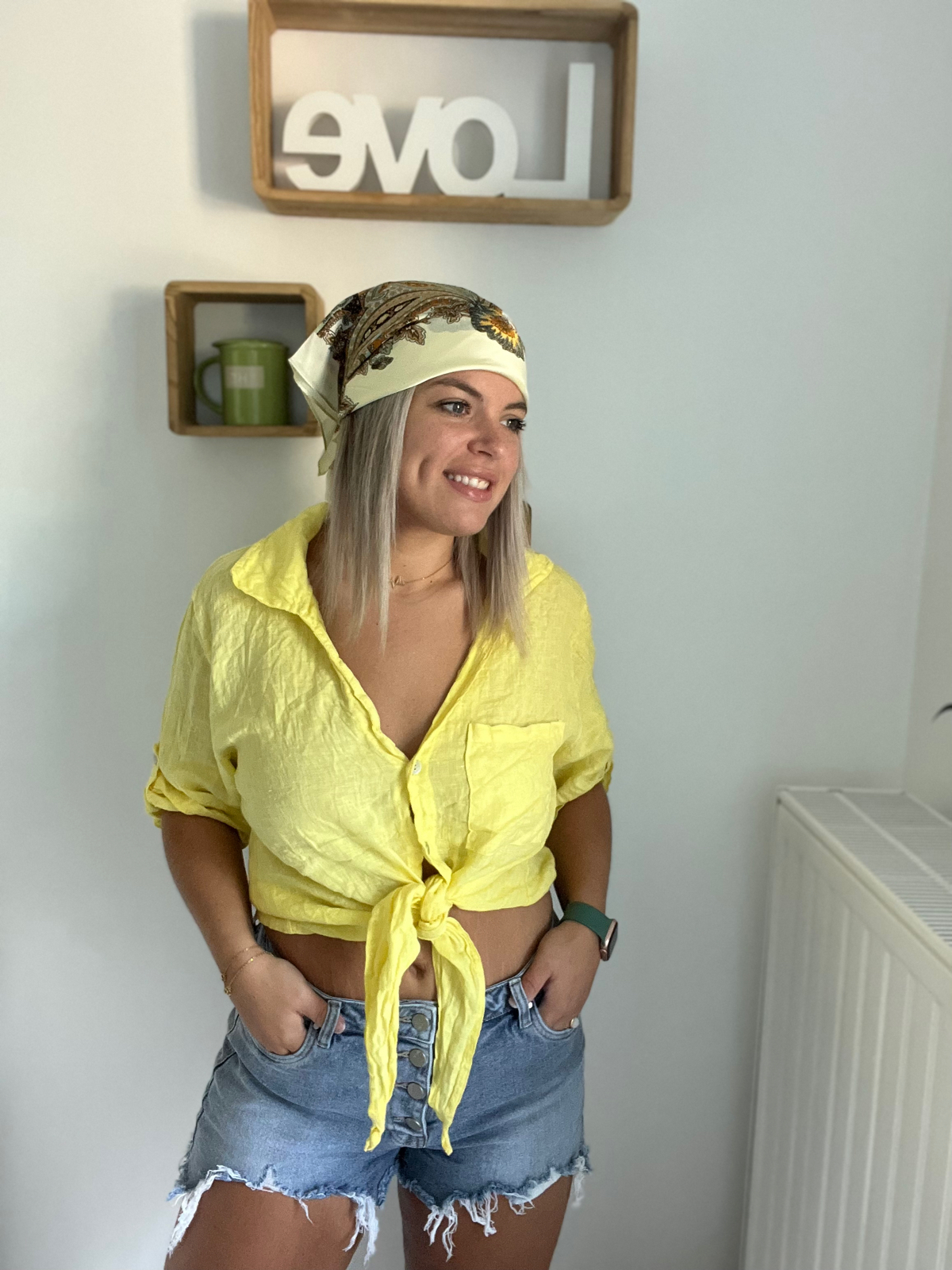bandeau pour cheveux à imprimé de shein  sur Oceefitandfood